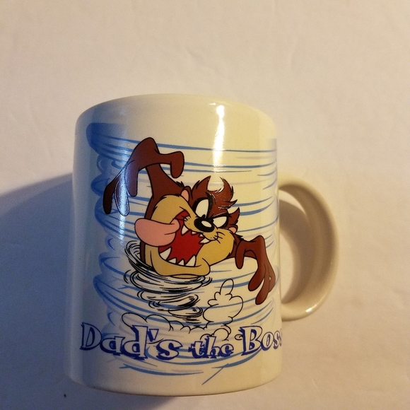 Tazmanian Devil Dads the Boss Mug 1997 New - Picture 1 of 11